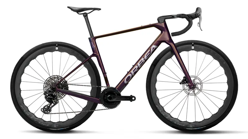 Orbea Terra Race M12e LTD 1X Pwr Gravel Bike 2027 Sunset Carbon View