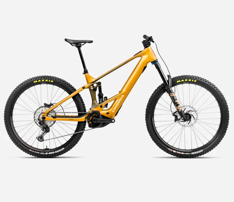 Orbea Wild H10 Electric Bike 2025 Bumblebee Yellow/Metallic Olive Green