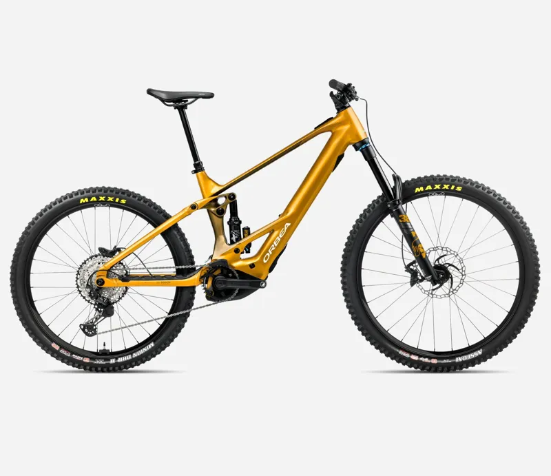 Orbea Wild H10 Mullet Electric Bike 2026 Bumble Bee Yellow/Metallic Olive Green