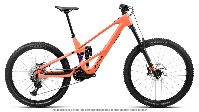 Orbea Wild LT H10 Mullet Electric Bike 2027 Wild Orange/Royal Plum