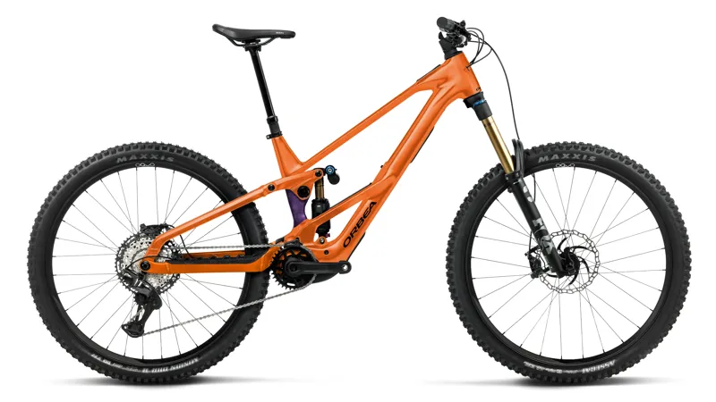 Orbea Wild LT H-Team Electric Bike 2027 Wild Orange/Royal Plum