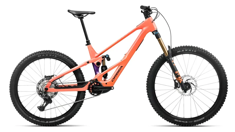 Orbea Wild LT H-Team Mullet Electric Bike 2027 Orange /Royal Plum