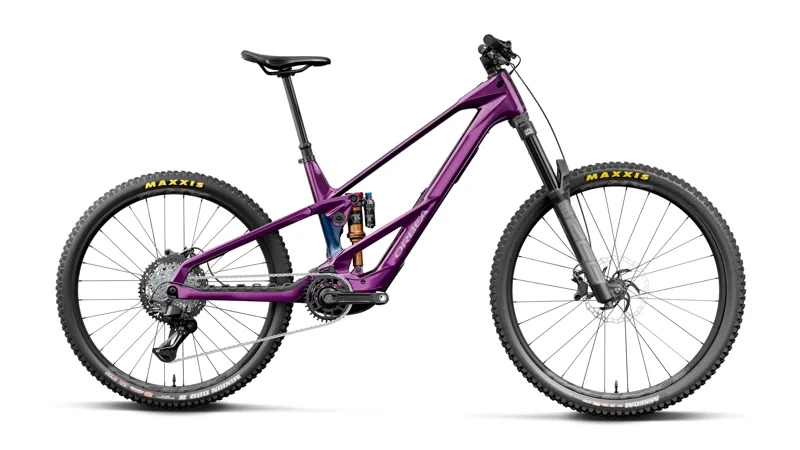 Orbea Wild LT M20 Mullet Electric Bike 2027 Royal Plum/Noctiluca Carbon View
