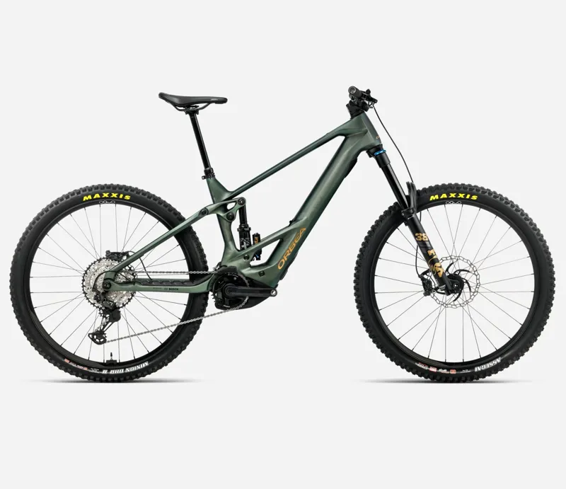Orbea Wild M10 Electric Bike 2026 Seaweed Carbon View