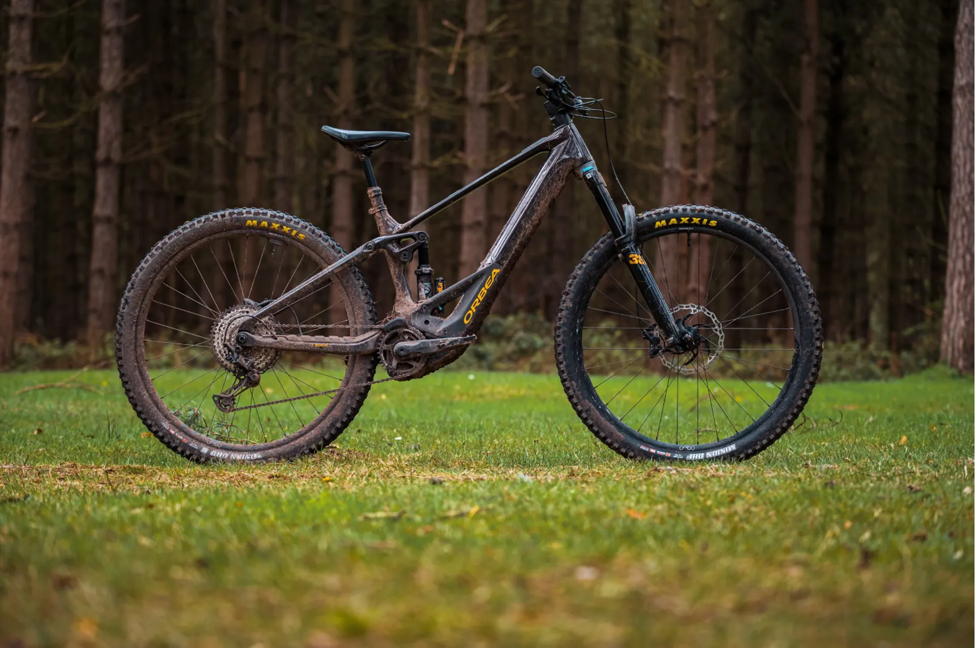 Orbea Wild M10 Electric Bike 2024 Carbon Raw/Titanium