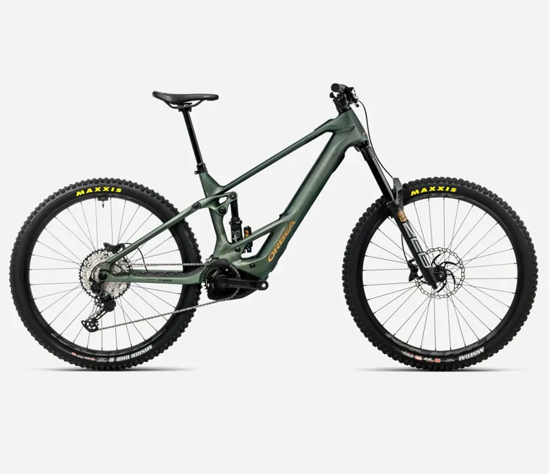 Orbea Wild M20 Mullet Electric Bike 2026 Seaweed Carbon View