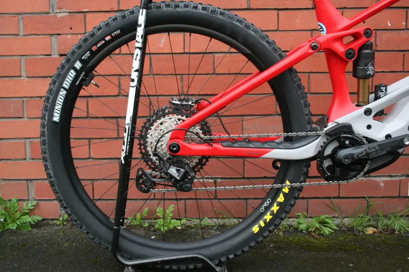 Orbea Wild M-team Custom Myo Large Electric Bike 2023 Red/Grey-2