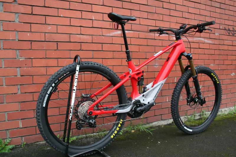 Orbea Wild M-team Custom Myo Large Electric Bike 2023 Red/Grey-1