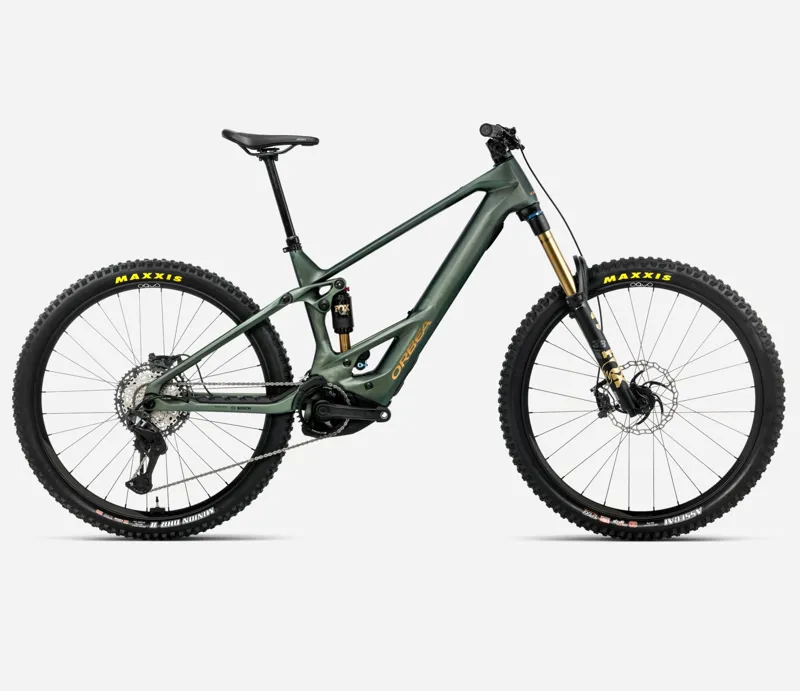 Orbea Wild M-Team Electric Bike 2026 Seaweed Carbon View Matt