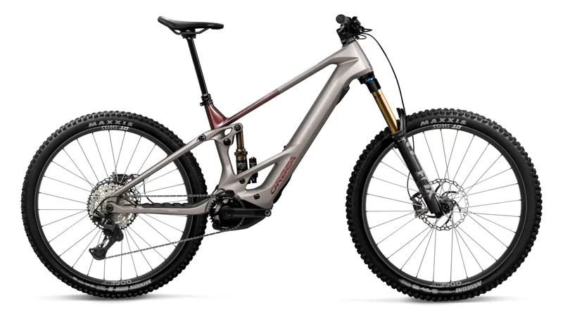 Orbea Wild TR M10 Electric Bike 2027 Desert Rose/Burning Ashes Carbon View