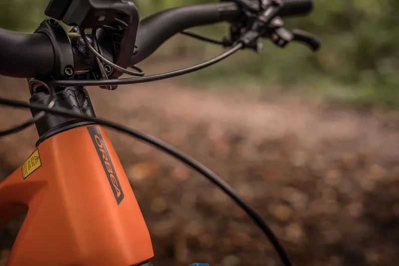 Orbea Wild M10 Custom Medium Electric Bike 2023 MYO Orange/Black-5