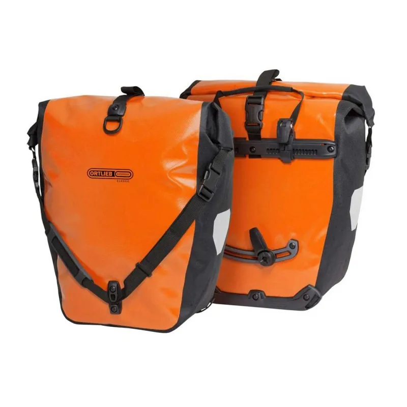 Ortlieb Back Roller Classic Pannier Pair Orange
