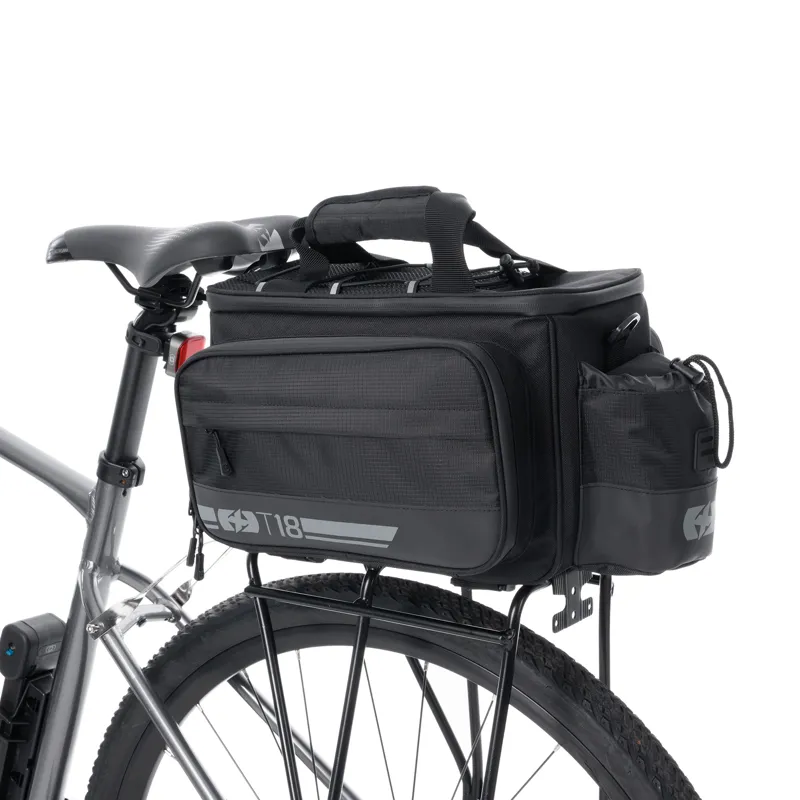 Oxford T18 Rack Top Bag With Panniers 18L-12