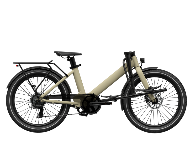 Eovolt Evening Compact Electric Bike 24in Wheel 2023 Desert Sand-2