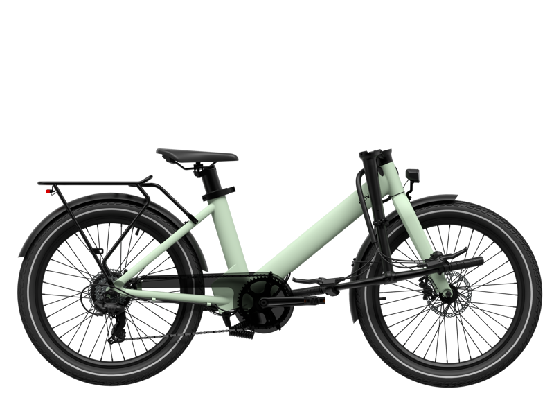 Eovolt Evening Compact Electric Bike 24in Wheel 2023 Sage Green-2