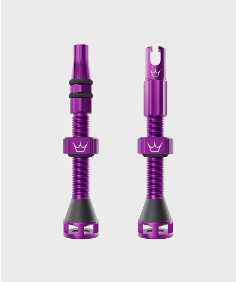 Peatys Holeshot Fast Flow Tubeless Valves Violet
