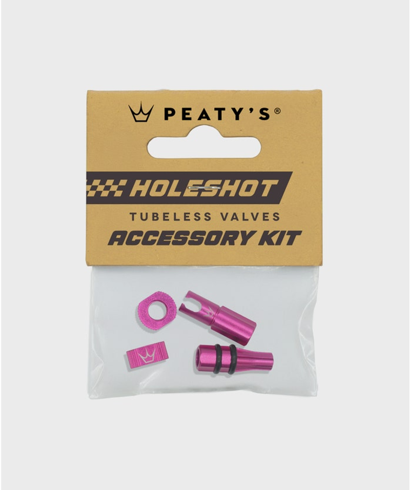 Peatys Holeshot Fast Flow Tubeless Valves Accessory Kit Punch