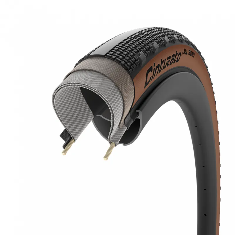 Pirelli Cinturato All Road 700x Folding Tyre Pro Compound Gravel TLR 60Tpi Tan-5