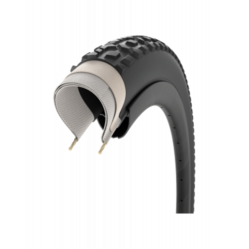 Pirelli Cinturato Gravel M 700x40c Folding Tyre SpeedGRIP Compound Performance TechWALL Gravel TLR 60Tpi Black-1