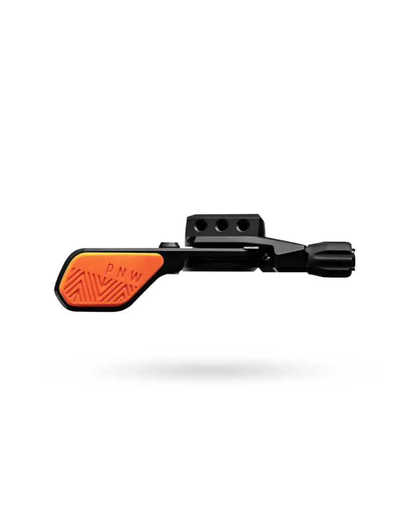 PNW Loam Drop Post Lever 2 Standard 22.2mm Mount Black/ Safety Orange