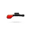 PNW Loam Drop Post Lever 2 Standard 22.2mm Mount Black/ Really  Red