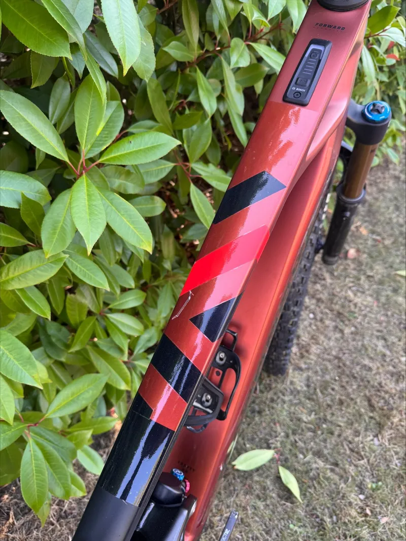 EX DEMO Mondraker Crafty Carbon RR XL Electric Bike 2025 Earth Red-5