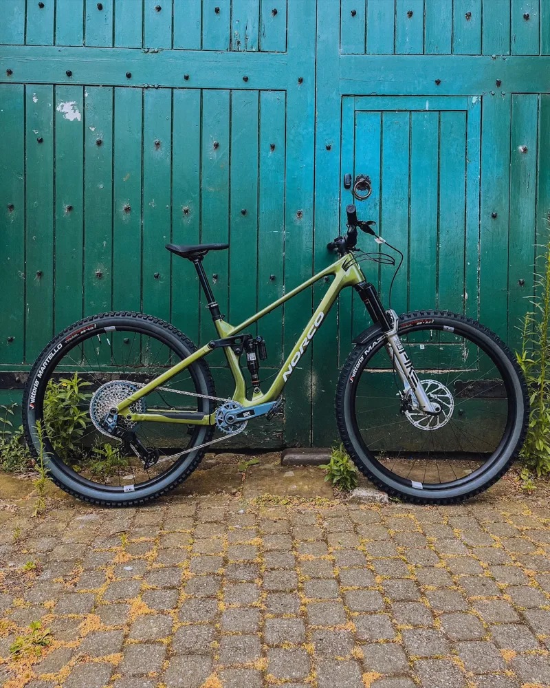 Norco Fluid Fs C1 Mountain Bike 2024 Green/White