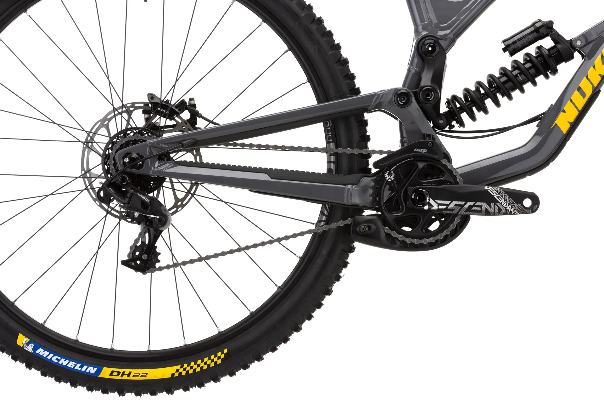 Nukeproof Dissent 290 Comp Downhill Mountain Bike 2022 Grey