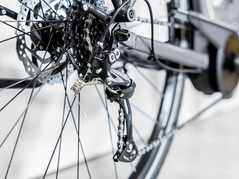 Trek Verve+ 1 Lowstep DT 500WH Electric Bike 2023 Galactic Grey-6