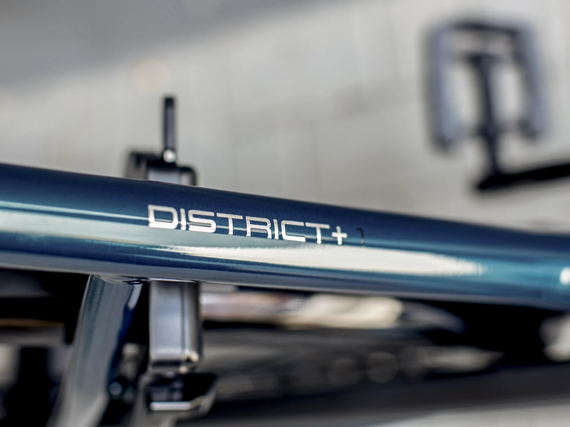 Trek District+ 1 Lowstep Electric Hybrid Bike 2023 Dark Aquatic-2