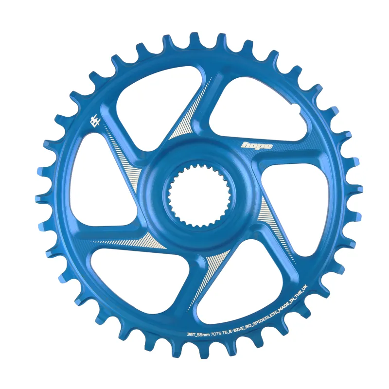 Hope R22 E-Bike Spiderless Retainer Ring - Blue