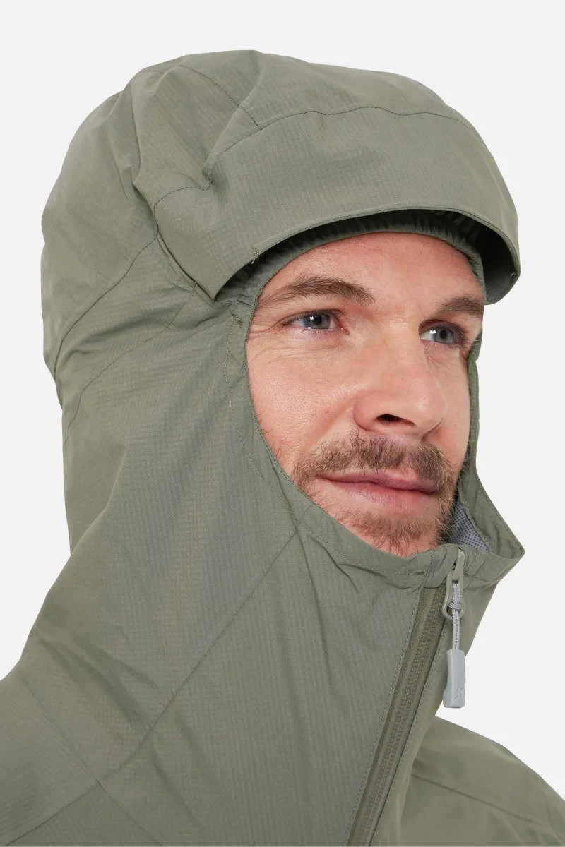 Rab Cinder Downpour Light Waterproof Jacket M Black-5