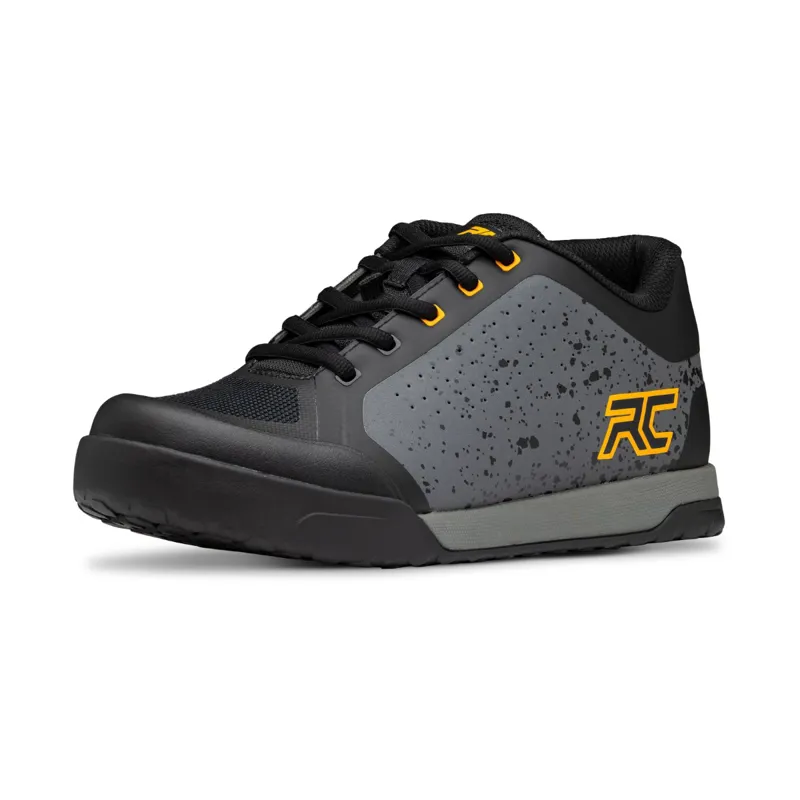 Ride Concepts Powerline Flat MTB Shoes Black/Mandarin-1