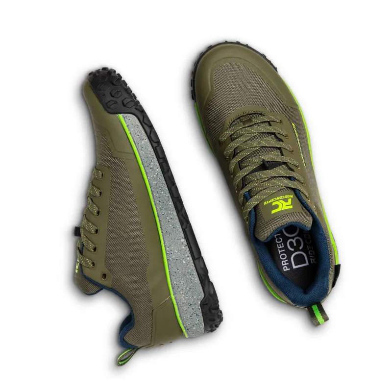 Ride Concepts Tallac Flat MTB Shoes Olive/Lime-3