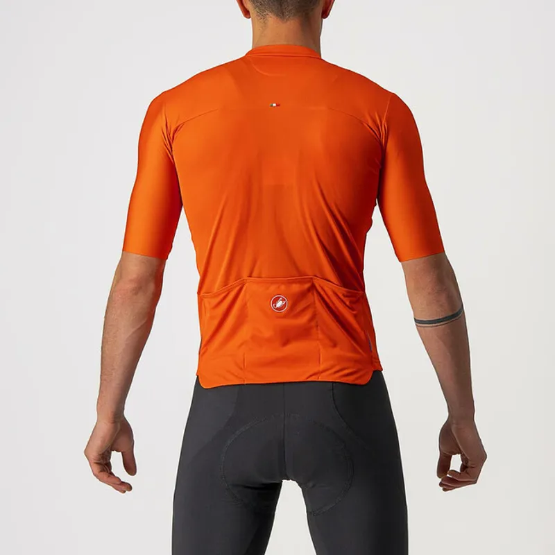 Castelli Prologo 7 SS Road Jersey Fiery Red/Black/Ivory-1