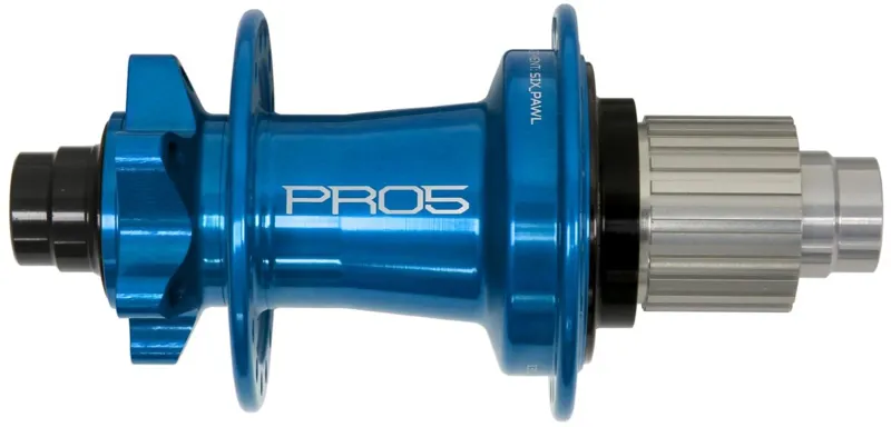 Hope Pro 5 Rear 6 Bolt 24H 142x12mm Hub Blue-2