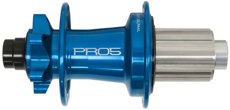 Hope Pro 5 Rear 6 Bolt 24H 142x12mm Hub Blue-1