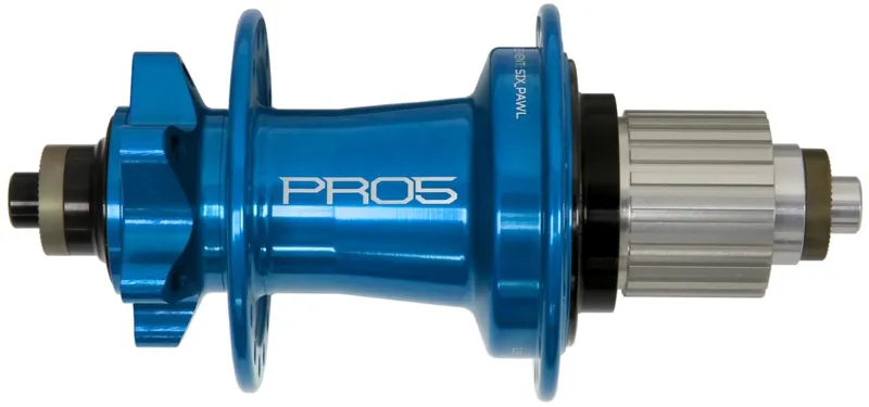 Hope Pro 5 Rear 24H 135mm QR Hub Blue-2