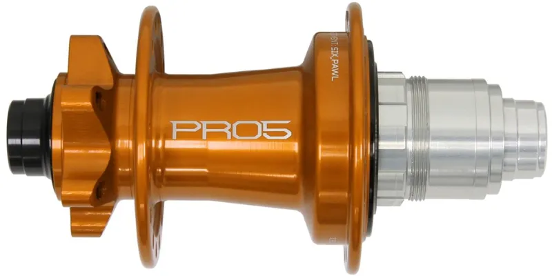 Hope Pro 5 Rear 6 Bolt 24H 135x12mm Hub Orange-4