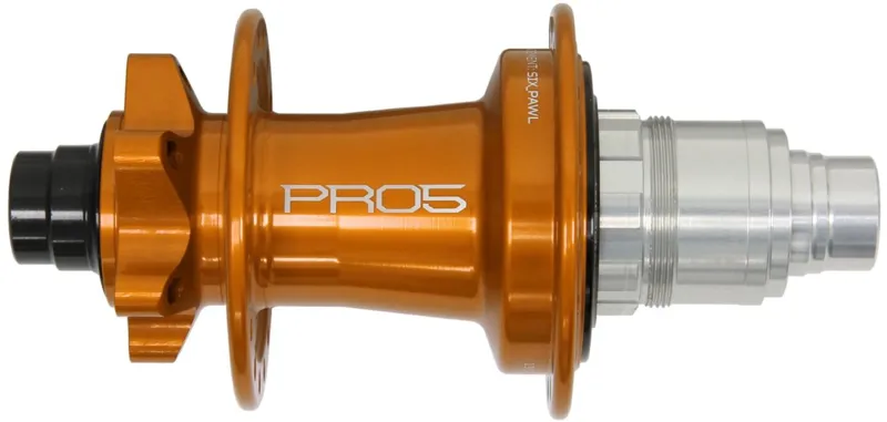 Hope Pro 5 Rear 6 Bolt 24H 142x12mm Hub Orange-4