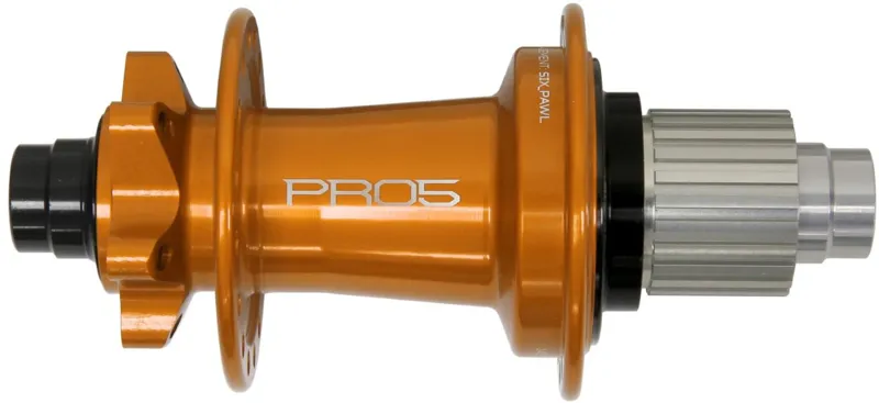 Hope Pro 5 Rear 6 Bolt 24H 148x12mm Hub Orange-2