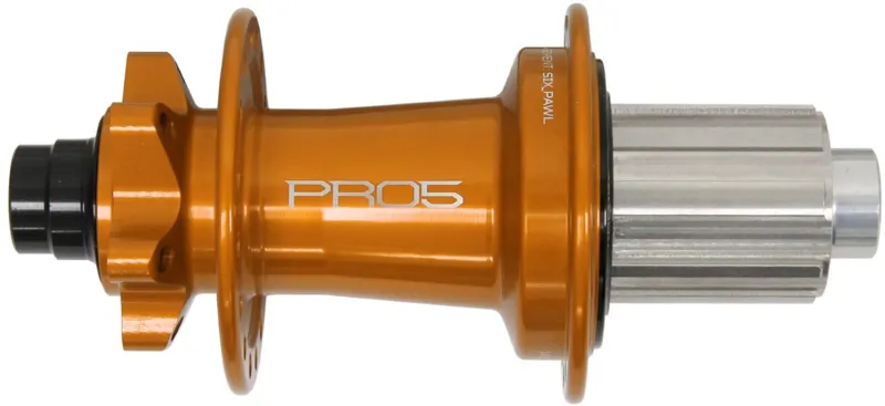 Hope Pro 5 Rear 6 Bolt 24H 148x12mm Hub Orange-1