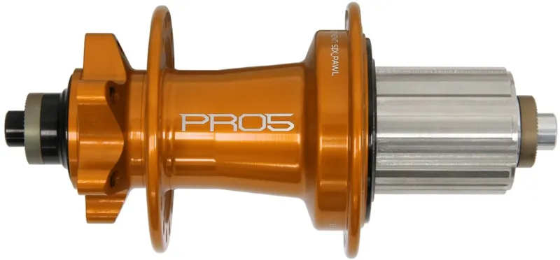 Hope Pro 5 Rear 24H 135mm QR Hub Orange-1
