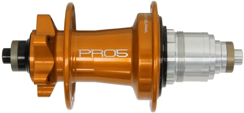 Hope Pro 5 Rear 24H 135mm QR Hub Orange-3