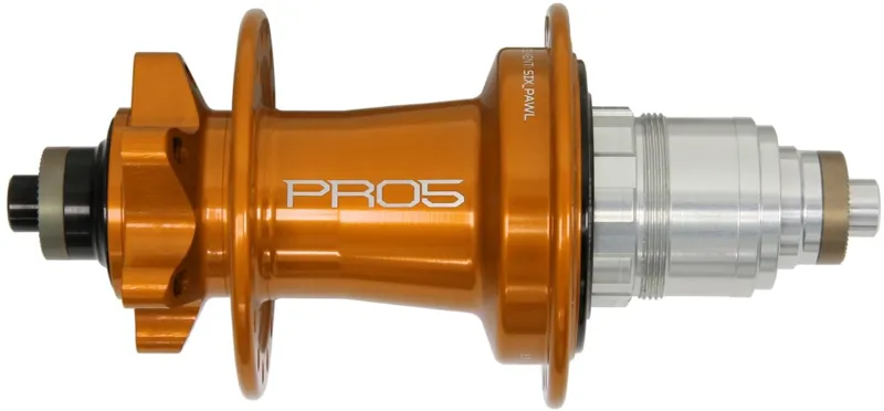 Hope Pro 5 Rear 24H 135mm QR Hub Orange-4