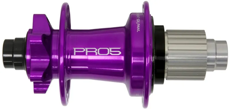 Hope Pro 5 Rear 6 Bolt 24H 142x12mm Hub Purple-2