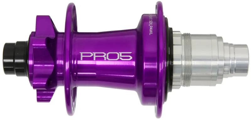 Hope Pro 5 Rear 6 Bolt 24H 142x12mm Hub Purple-3