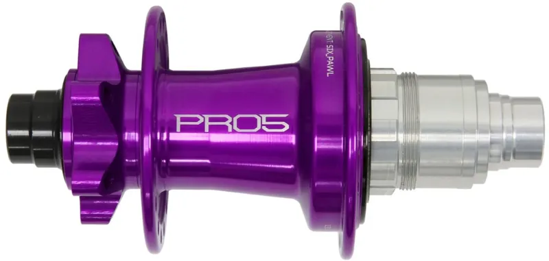 Hope Pro 5 Rear 6 Bolt 24H 142x12mm Hub Purple-4