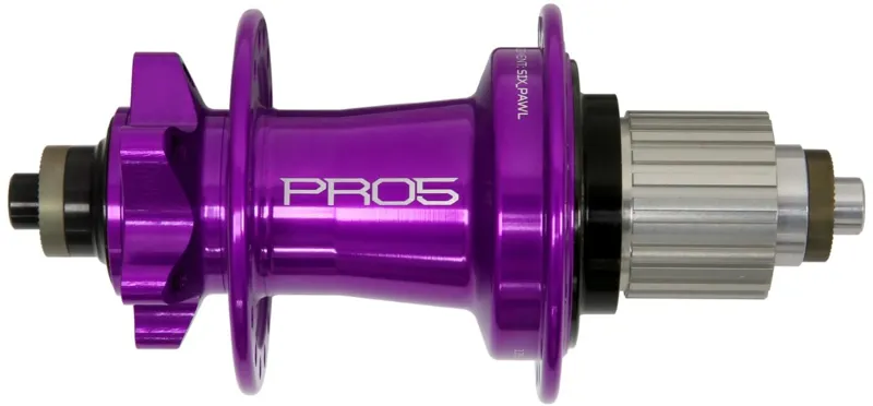 Hope Pro 5 Rear 24H 135mm QR Hub Purple-2