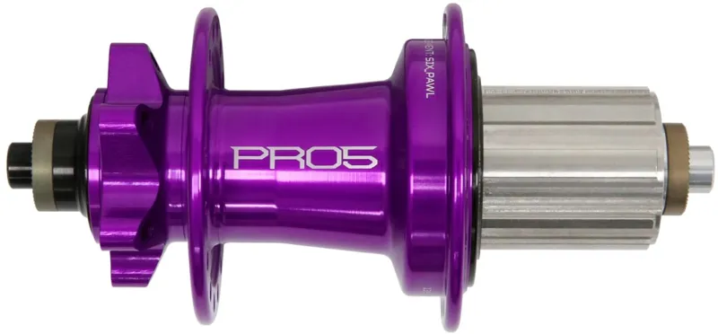 Hope Pro 5 Rear 24H 135mm QR Hub Purple-1